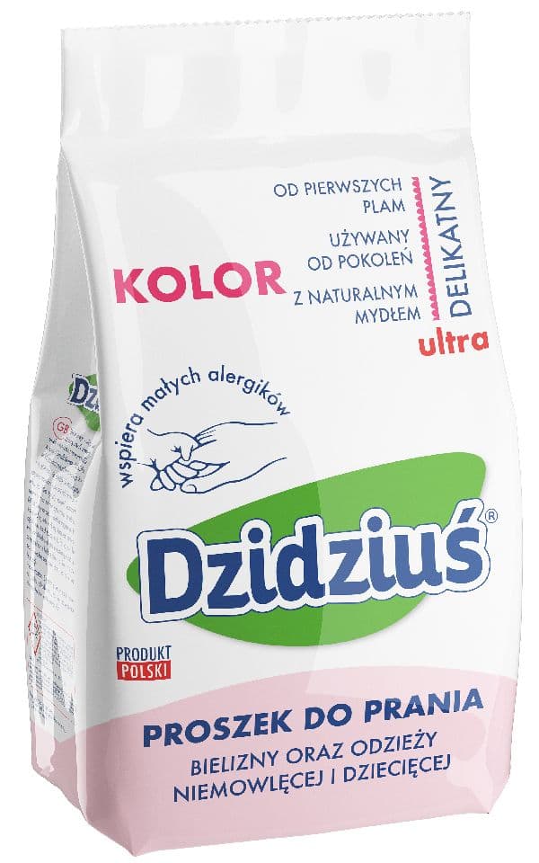 Dzidziuś Skånsomt Vaskepulver til Farver, 1,5 kg