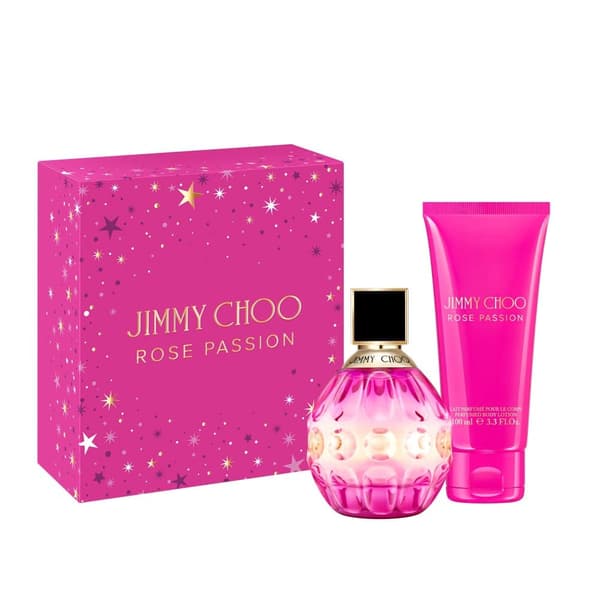 Jimmy Choo Rose Passion Parfume 60 ml & Bodylotion 100 ml Sæt