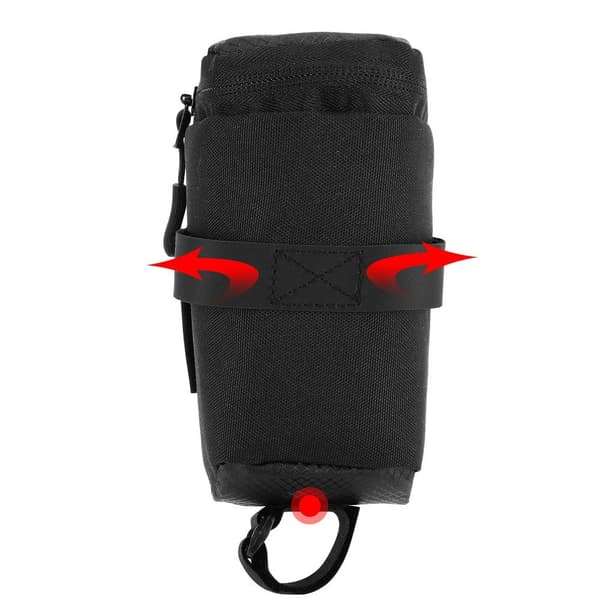 Wozinsky Kompakt Cykeltaske under Sadel 0,6L Sort (WBB8BK)