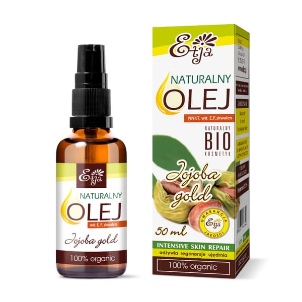 Ekologisk Jojobaolja Guld, 50 ml - Etja