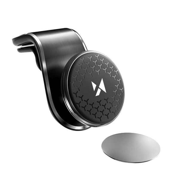 Wozinsky Auton Magneettinen Tuuliritiläteline 360° Musta (WMH-03)