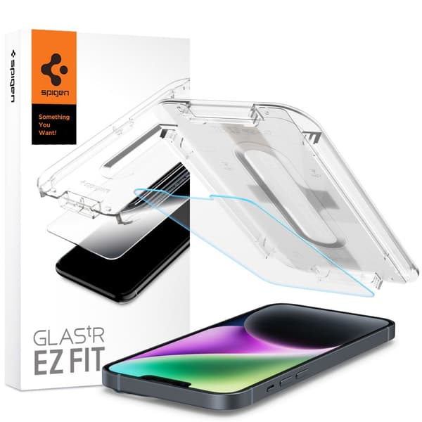 Spigen Glas.tR EZ Fit Hærdet Glasbeskyttelse til iPhone 13/13 Pro/14