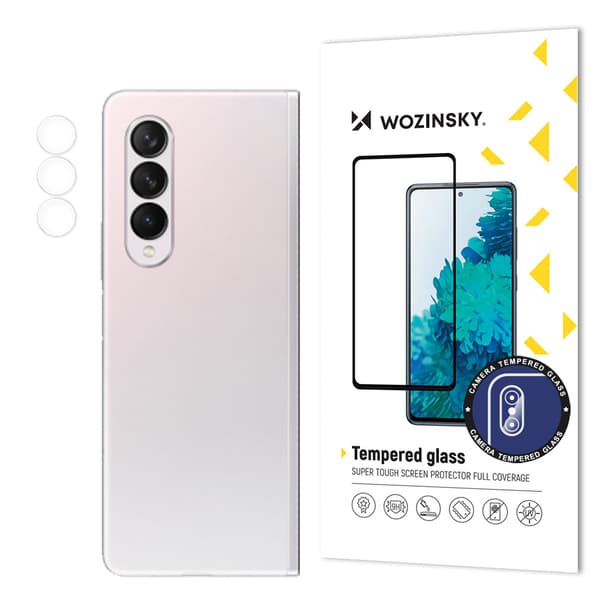 Wozinsky Karkaistu Kameralasi 9H Täysipituinen Suoja Samsung Galaxy Z Fold 3:lle