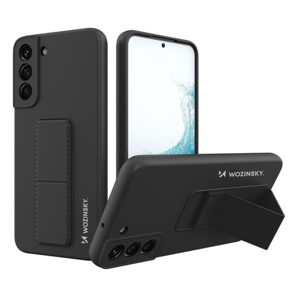 Wozinsky Kickstand-suojakotelo jalustalla Samsung Galaxy S22+ musta