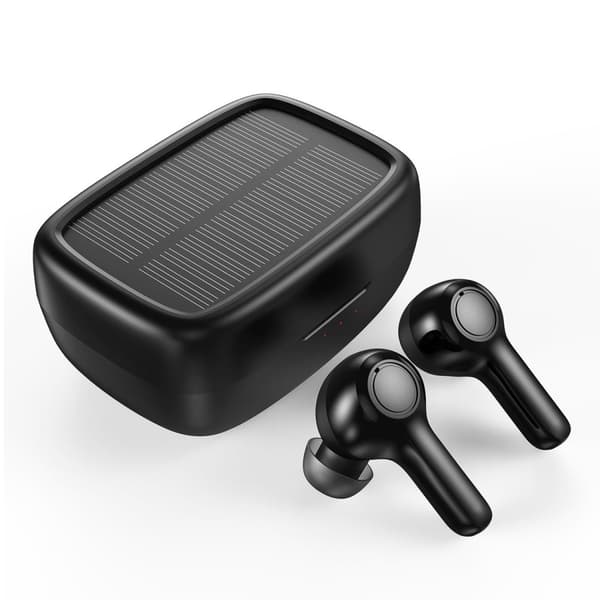 Choetech Langattomat Aurinkopaneelikuulokkeet TWS Musta (BH-T09)