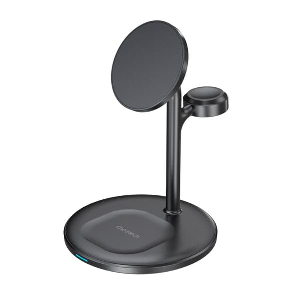 Choetech trådlös laddningsstation 3-i-1 för iPhone 12/13/14, AirPods Pro, Apple Watch svart (T585-F)