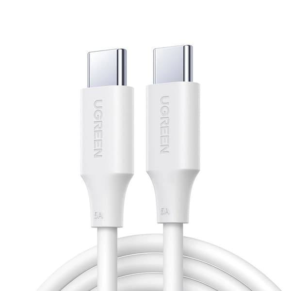 Ugreen US562 USB-C til USB-C PD 100W Kabel, 2m - Hvid