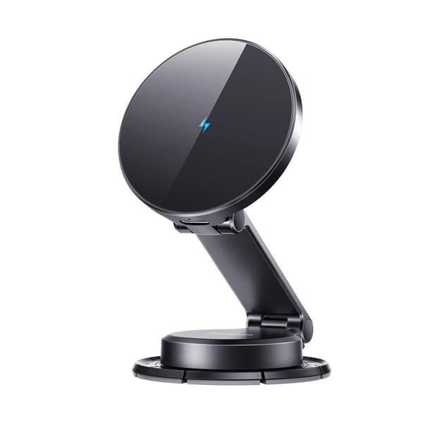 Joyroom JR-ZS408 Magnetisk Holder med Induktiv Oplader 15W til Bilens Instrumentbræt - Sort