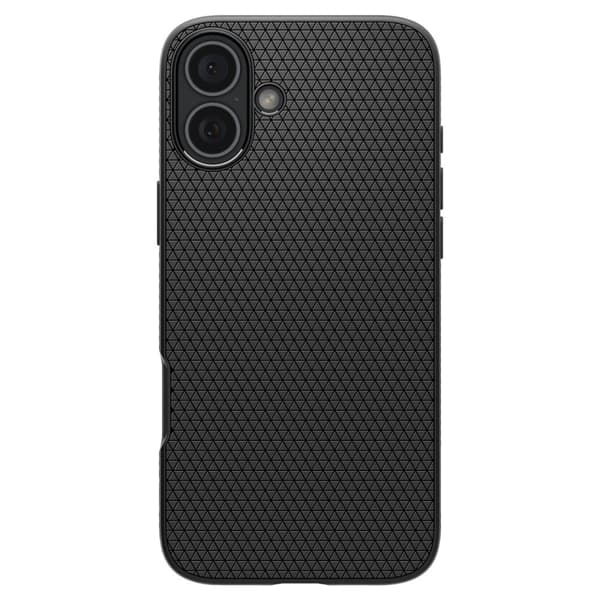 Spigen Liquid Air Cover til iPhone 16 - Sort