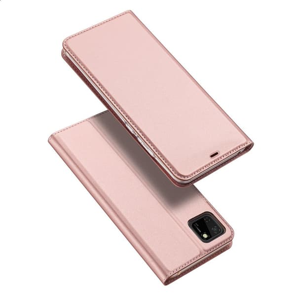 DUX DUCIS Skin Pro -läppäkotelo Huawei Y5p:lle, vaaleanpunainen