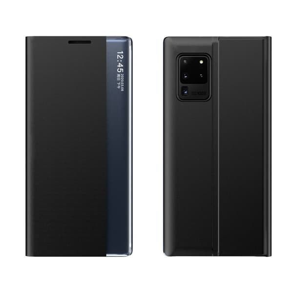 Samsung Galaxy A02s EU Sort Flip Case med Indbygget Standfunktion