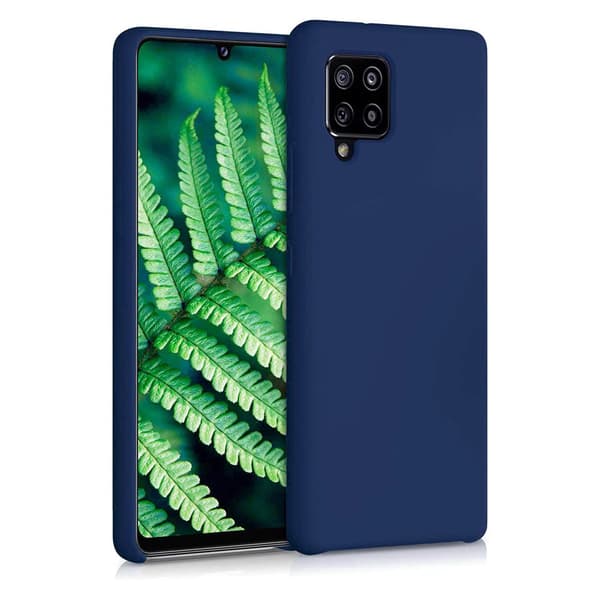 Samsung Galaxy A42 5G Fleksibelt Blå Silikone Cover