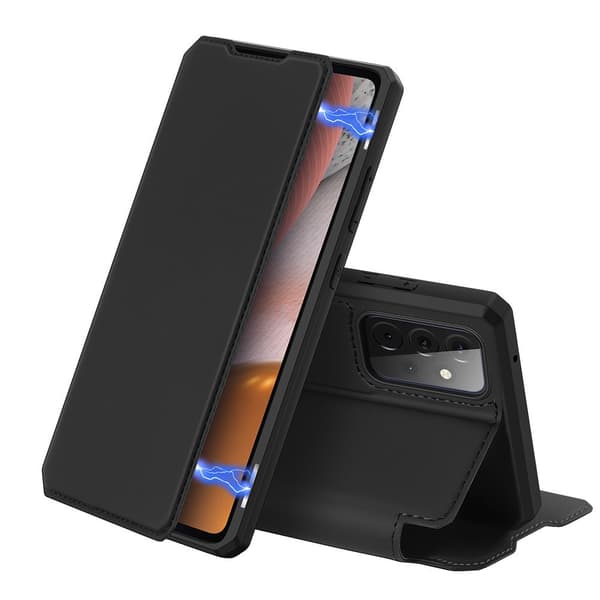DUX DUCIS Skin X flip cover til Samsung Galaxy A72 4G sort