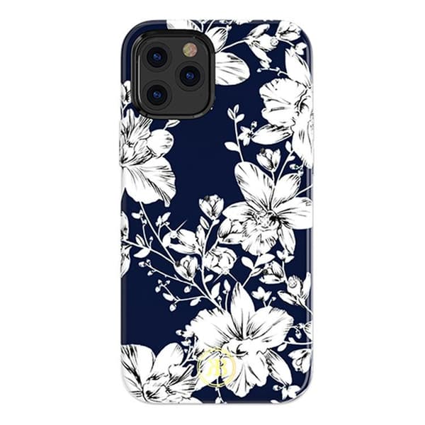 Kingxbar Blomstret Cover med Originale Swarovski Krystaller til iPhone 12 mini Flerfarvet (Lily)