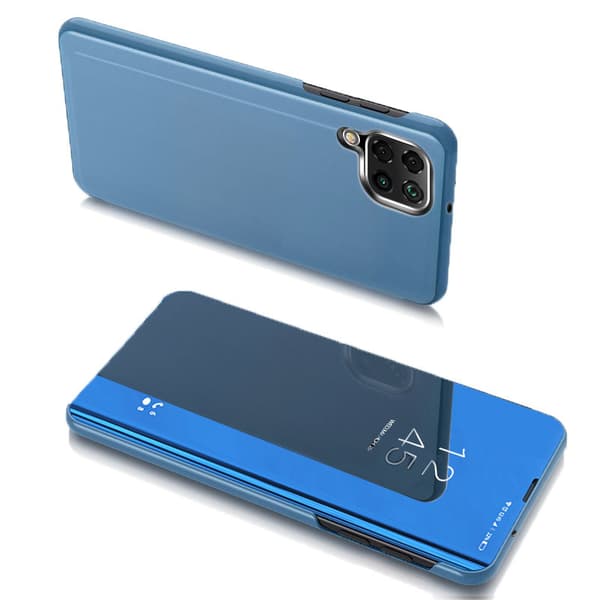 Samsung Galaxy A22 4G Blå Klapcover - Clear View Case