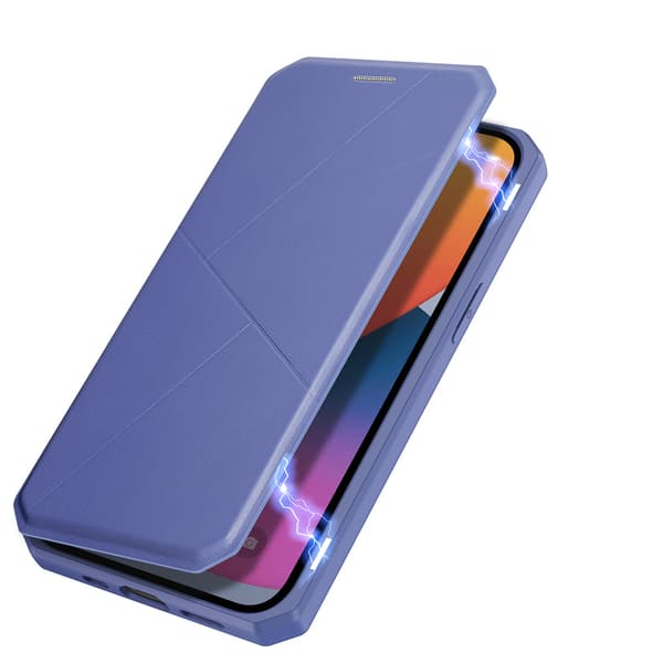 DUX DUCIS Skin X Cover Flip Etui til iPhone 13 Pro Blå