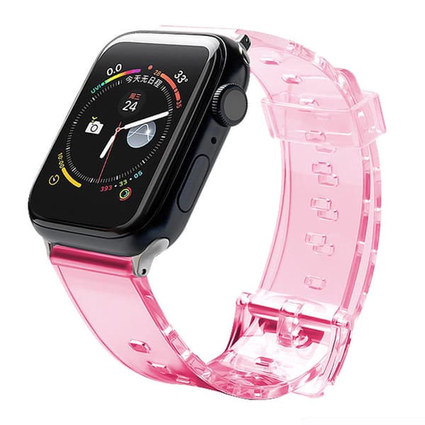 Silikonarmband för Apple Watch 6/5/4/3/2/SE (40mm/38mm) i Röd Färg