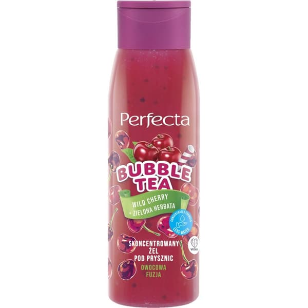 Perfecta Boble Te Koncentreret Brusegel Wild Cherry & Grøn Te, 400ml