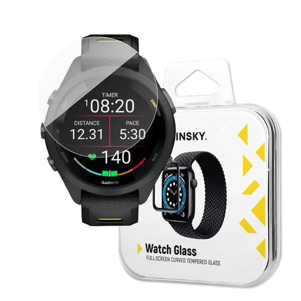 Wozinsky Karkaistu Lasi Garmin Forerunner 265s 42mm (2 Kappaletta) Täysliimattu Suojakalvo