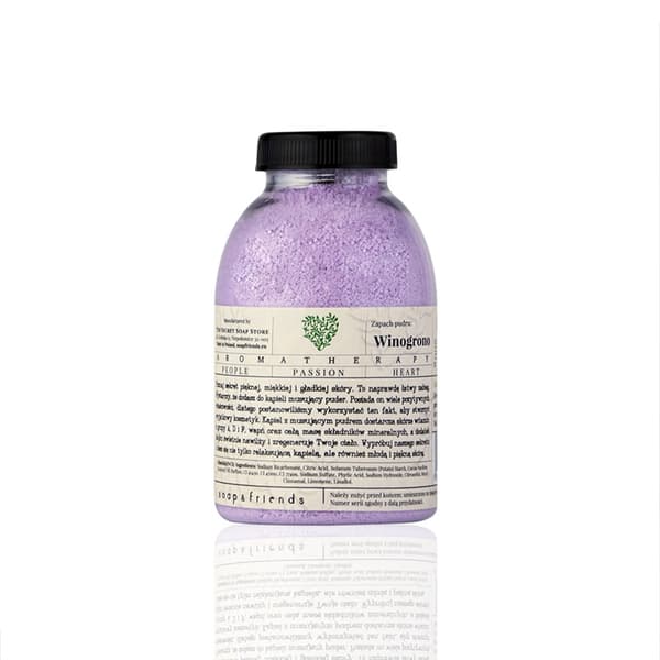 Kylpypuuteri Viinirypäle 200g - Soap&Friends