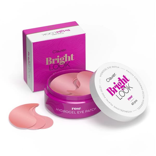 Clavier Bright Look Hydrogel Øjenplaster med Rosenekstrakt, 60 stk.