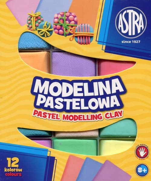 Pastellmodellera Set i 12 Färger