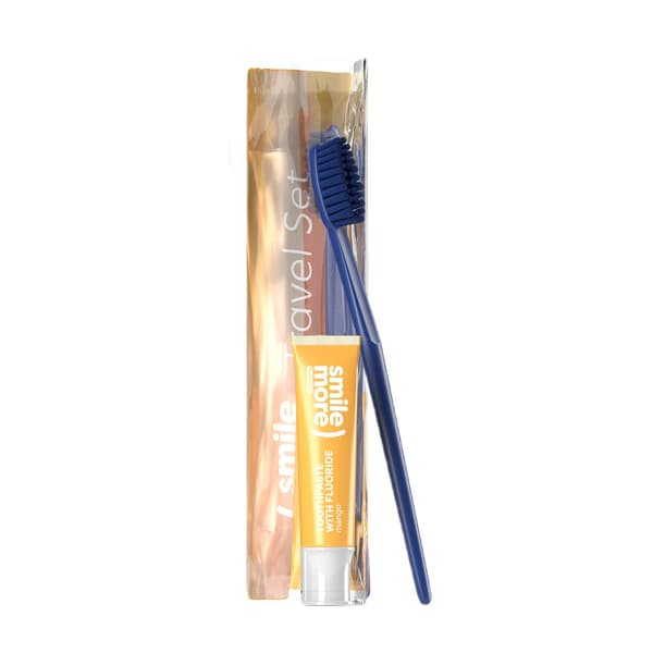 HiSkin Smile Tandpasta 30ml med Tandbørste Gul
