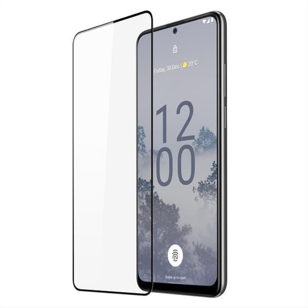 Dux Ducis 10D Härdat Glas Skärmskydd med Svart Ram för Nokia X30, 9H Hårdhet