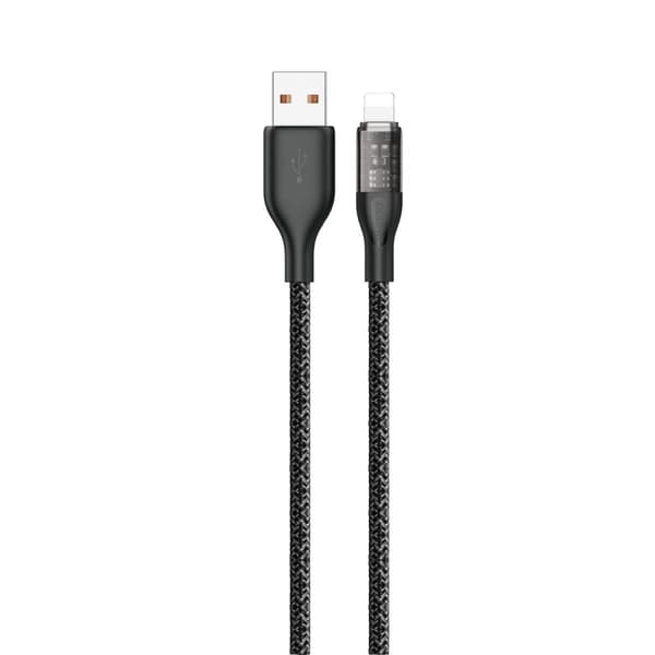 30W Nopea Latauskaapeli USB - Lightning Dudao L22L 1m - Harmaa