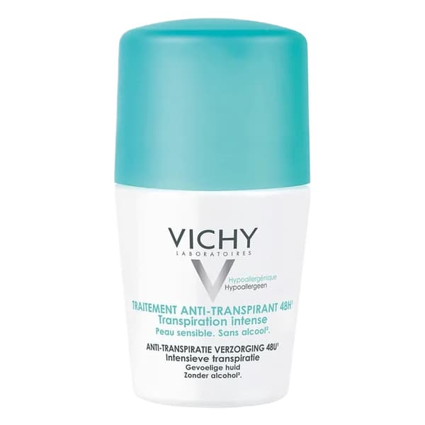 Vichy Anti-Transpirant Behandling 48 Timer Antiperspirant Roll-On, 50 ml