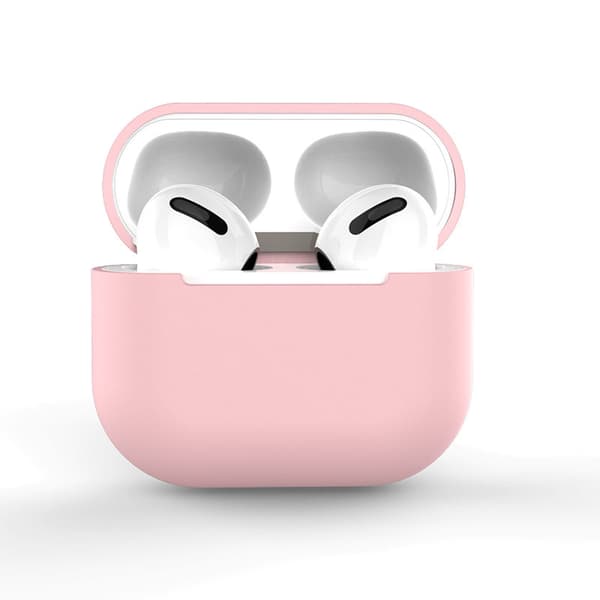 AirPods Pro silikonikotelo, pehmeä suojus kuulokkeille, vaaleanpunainen