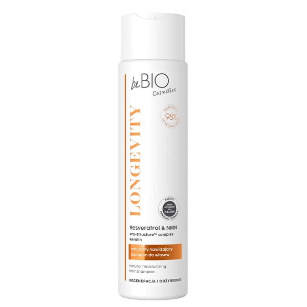 BeBio Ewa Chodakowska Langvarig Naturlig Hårshampoo Regenerering og Næring, 300ml