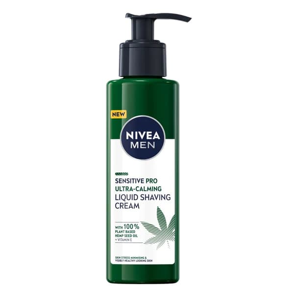 Nivea Men Sensitive Pro Ultra-Calming Flytande Rakkräm, 200 ml