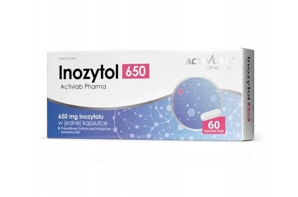 Activlab Pharma Inozitol 650, 60 kapsler