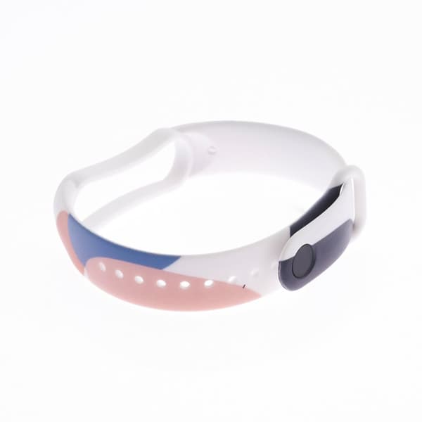 Xiaomi Mi Band 4/3 Silikone Rem - Mønster 10 - Skiftestyle Armbåndsurrem
