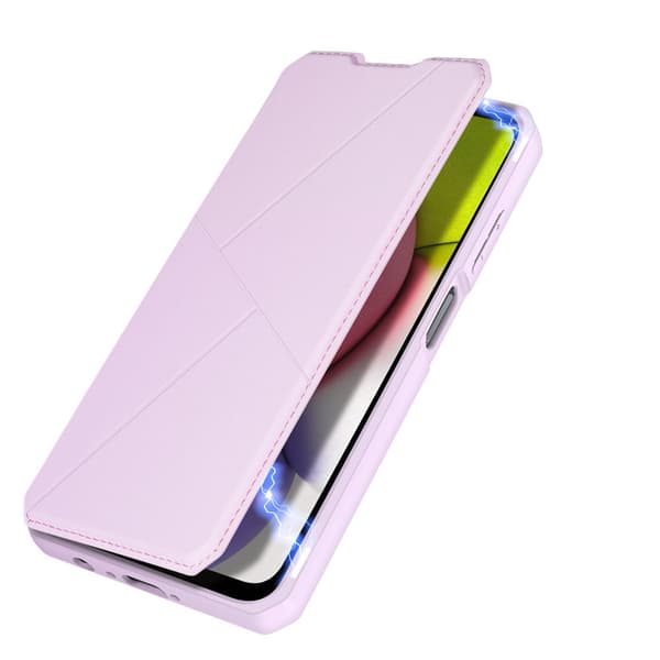 DUX DUCIS Skin X Flip-kotelo Samsung Galaxy A03s vaaleanpunainen