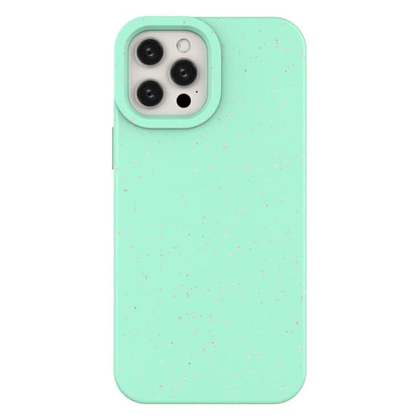 Økologisk Silikone Cover til iPhone 12 Pro Max - Mint Farve Telefoncase