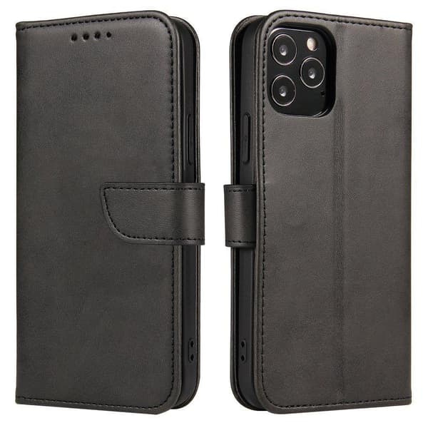 Elegant Magnetiskt Fodral med Flik och Stativfunktion för Xiaomi Redmi Note 11 Pro+ 5G / 11 Pro 5G / Mi11i HyperCharge / Poco X4 NFC 5G - Svart