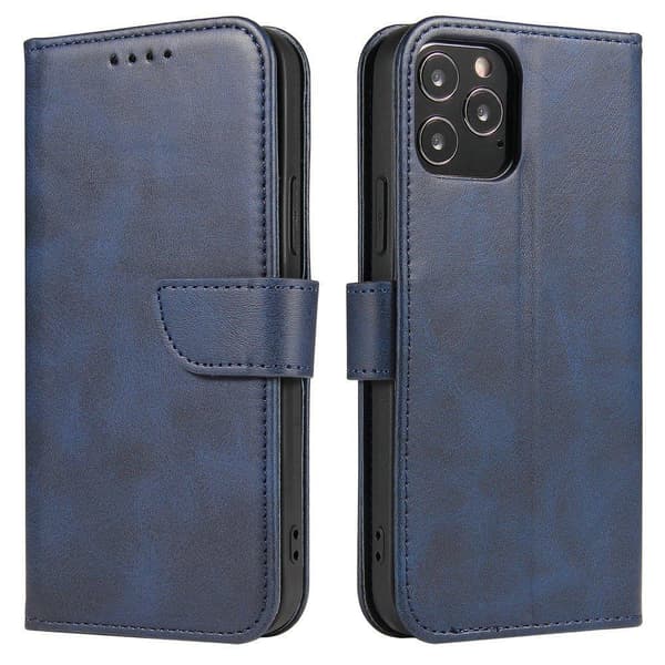 Elegant Magnetiskt Fodral med Stativfunktion för Xiaomi Redmi Note 11 Pro+ 5G / 11 Pro 5G / Mi11i HyperCharge / POCO X4 NFC Blå