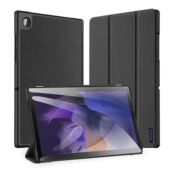 DUX DUCIS Domo taitettava suojakotelo Samsung Galaxy Tab A8 10.5'' 2021 älykäs lepotila jalusta musta