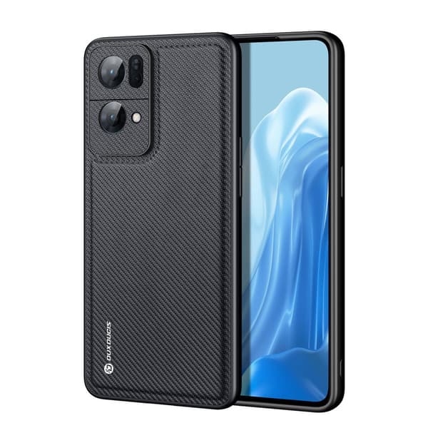 Dux Ducis Fino nylonikuorikotelo Oppo Reno7 Pro 5G musta