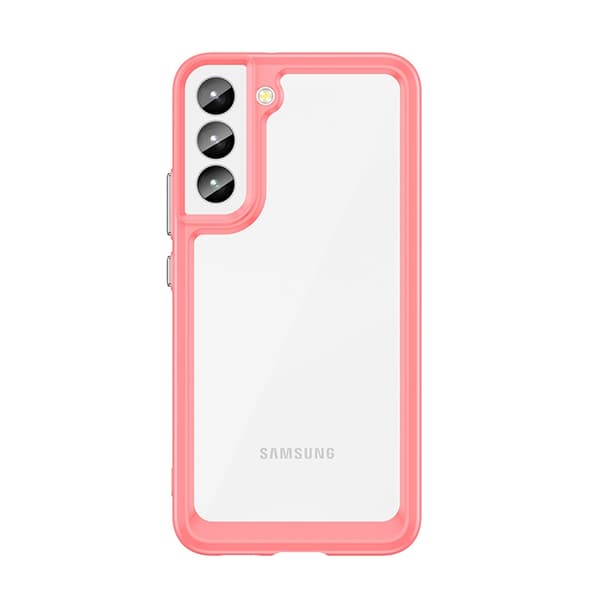 Samsung Galaxy S22+ Etui - Rødt, Stift Beskyttelsescover med Gelramme, Outer Space Case