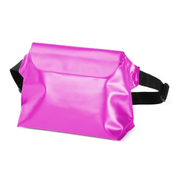 Vattentät midjeväska i PVC - Rosa