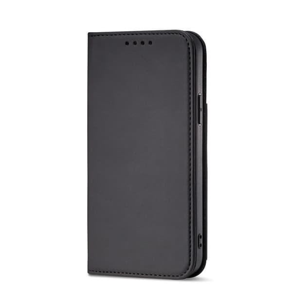 Magnetiskt Kortfodral för iPhone 12 Pro - Svart Korthållare, Plånbok och Stativ