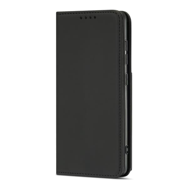 Samsung Galaxy A12 5G Magneettikotelo Musta Korttitasku ja Jalusta