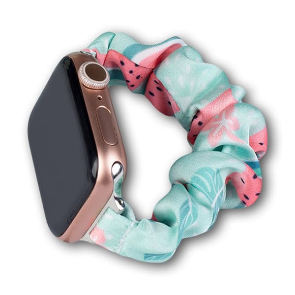Elastisk stofrem til Watch 7/6/5/4/3/2/SE (45/44/42mm) - Vandmelonfarve