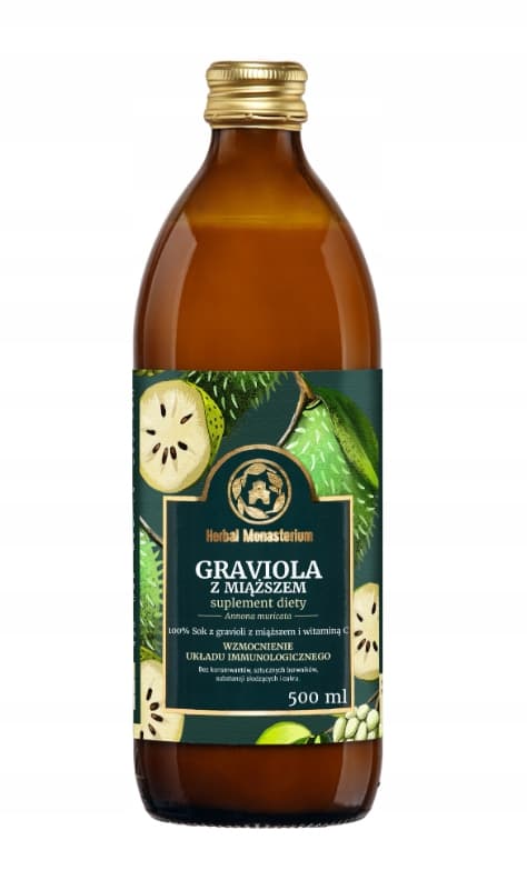 Luostarin yrttimehu Graviola-hedelmällä, 500 ml