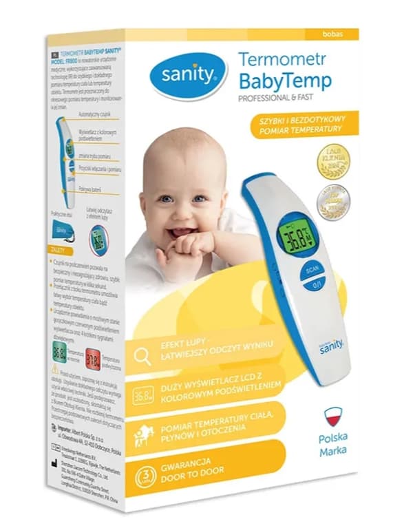 Sanity Lapsen Lämpömittari FR800, 1 kpl