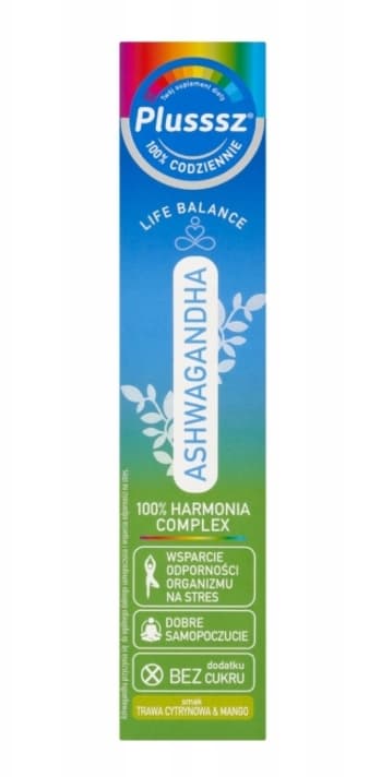 Plusssz Ashwagandha 100% Harmonia Kompleksi, 24 poretablettia
