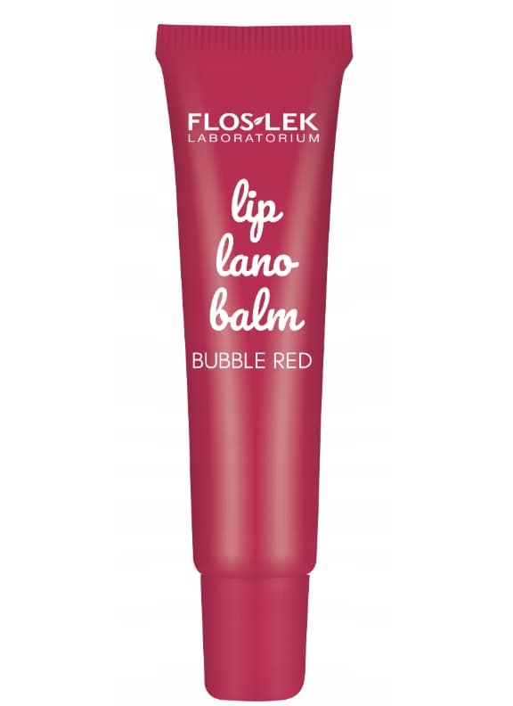 Floslek Laboratorium Lanobalsam Läppbalsam Bubble Röd, 12 g